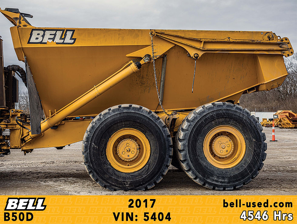 Thumbnail: used Bell dump truck B50D