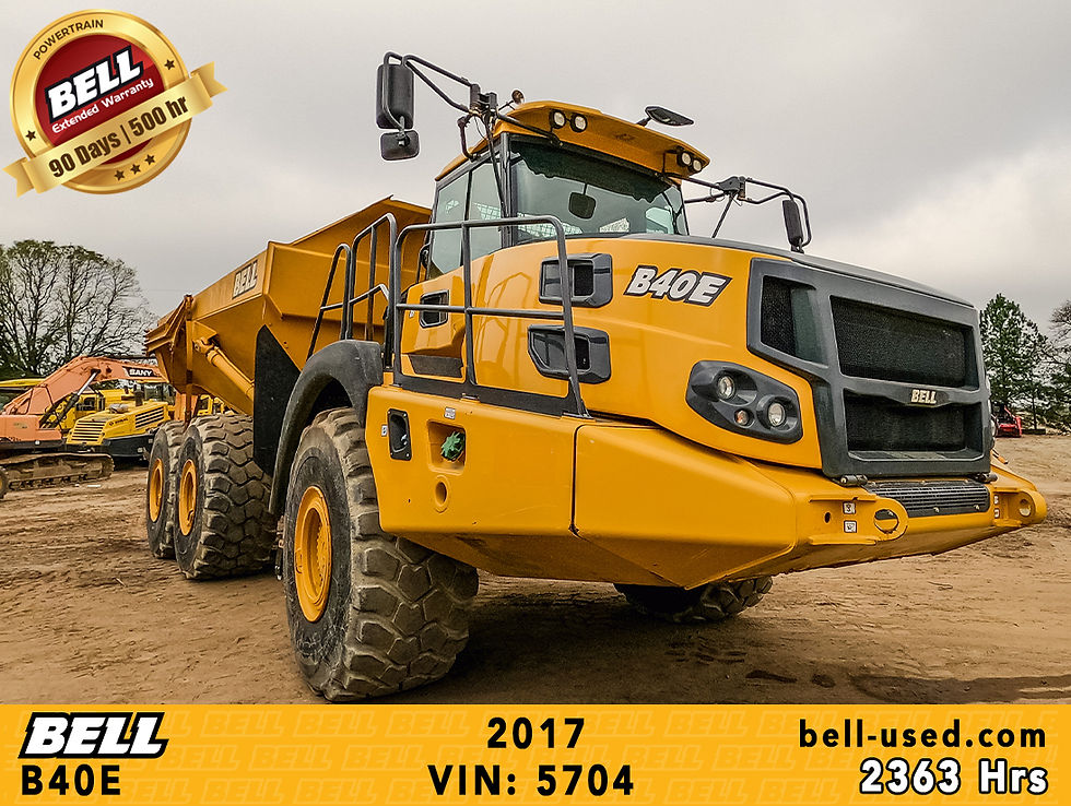 Thumbnail: used Bell dump truck B40E