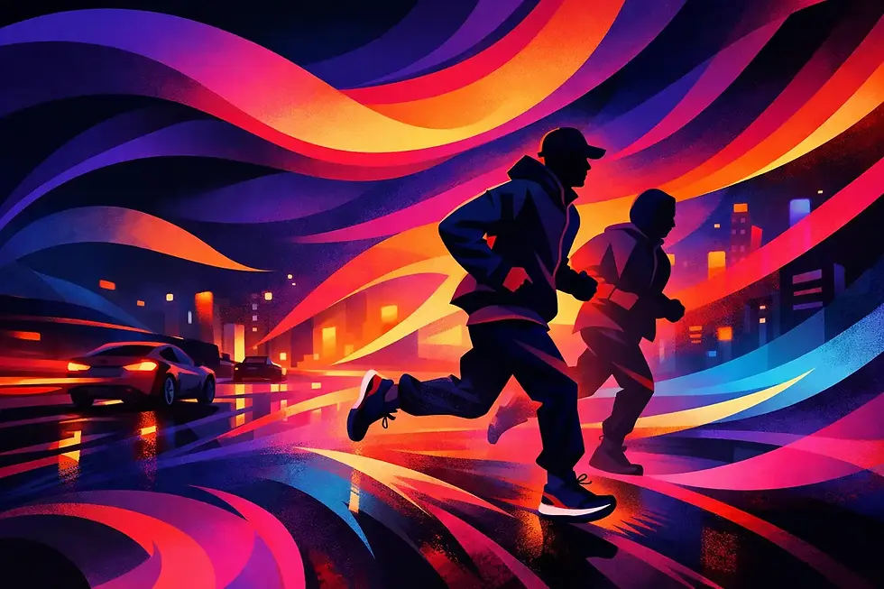 Streetwear Culture Runs on After-Dark Miles