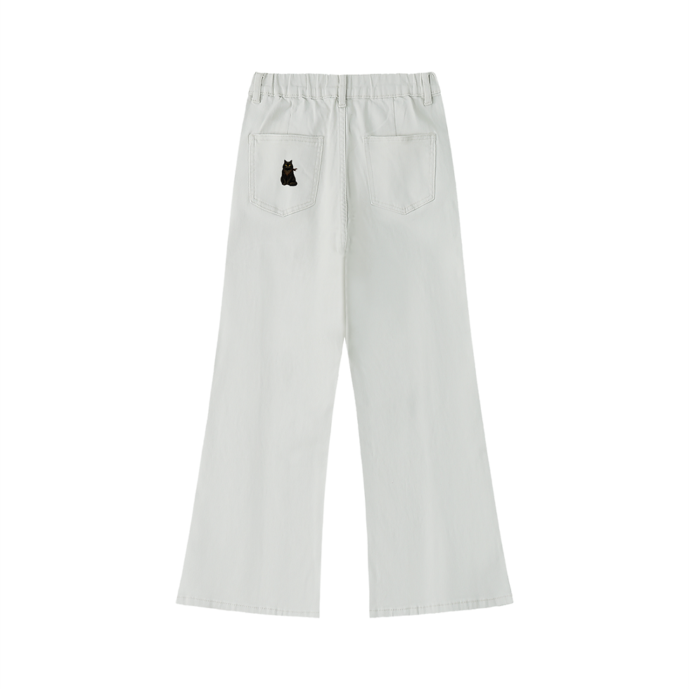 Thumbnail: Ungelöst MC – Women's Heritage Wide-Leg Denim Jeans (MC-1 Series)
