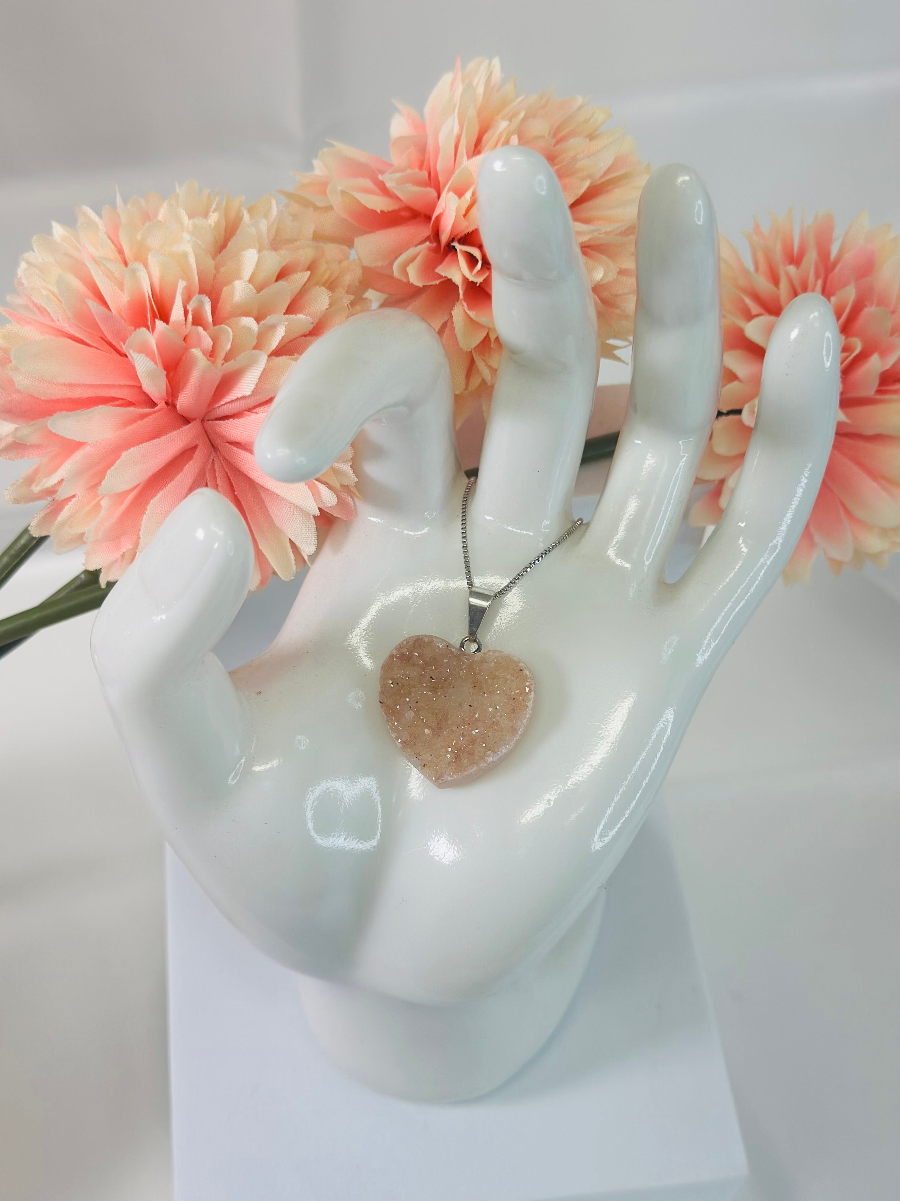 Amethyst Heart Necklace