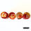 Thumbnail: mosaic shot glass set in fire