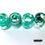 Thumbnail: mosaic shot glass set in green