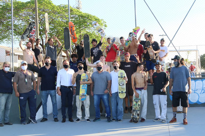 Prefeitura inaugura pista de skate no bairro José Paulino Nogueira