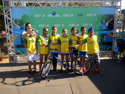 Atletas paulinenses participam do Circuito Caixa de Maratoninha