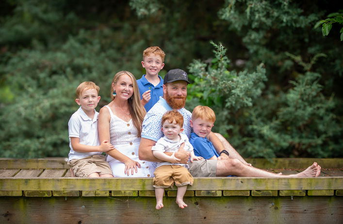 outdoor family photography session in the DMV region