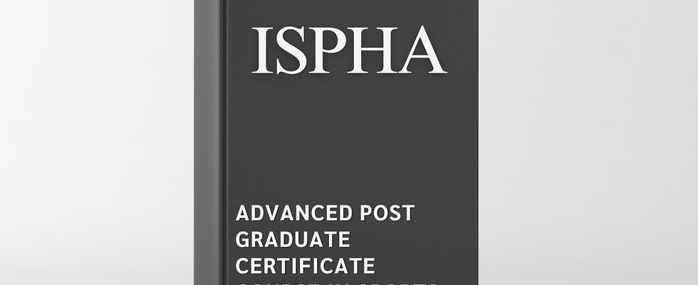 Advanced Post Graduate Certificate Course in Sports Performance Analysis