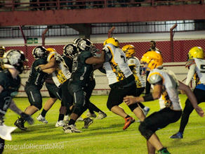 Placar elástico: Galo FA estreia com vitória no Campeonato Mineiro de Futebol Americnao