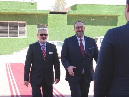 International Educational Experts, Dr. Yazn Abdo and Dr. Ammar Hammad, Visit RIS