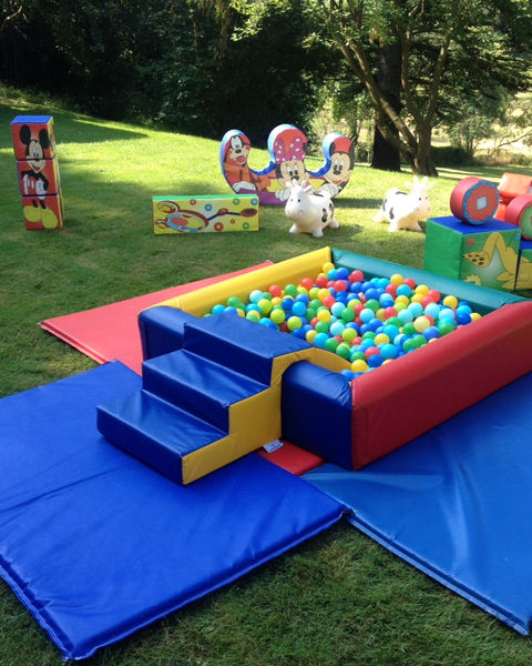Mickey & Friends Soft Play Package 4 with Bouncy Castle, a party package for hire from BJ's Soft Play Hire