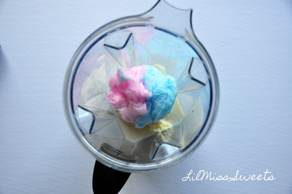 Cotton Candy Milkshake