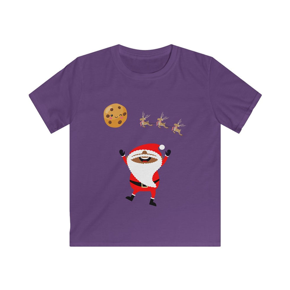 Thumbnail: Santa Cookie Moon Kid's Tee