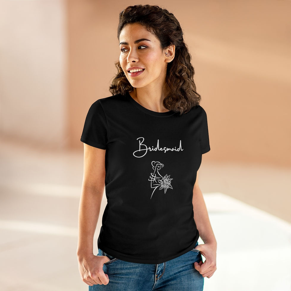 Thumbnail: Bridesmaid Heavy Cotton Tee