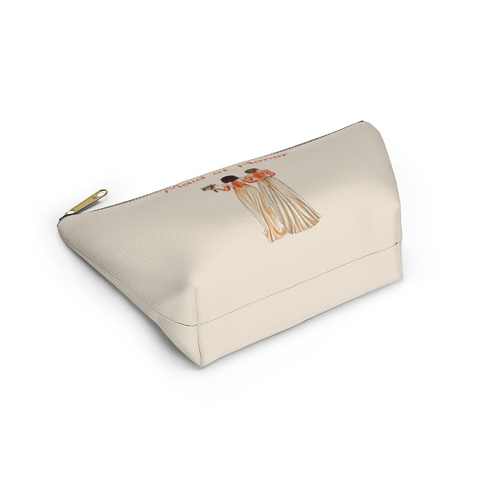 Thumbnail: Maid of Honor Accessory Pouch w T-bottom