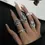 Thumbnail: Dark Vintage Punk Ring