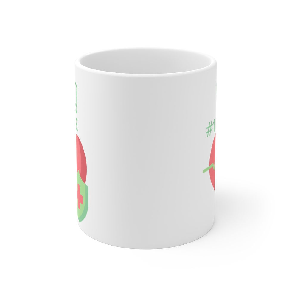 Thumbnail: #1 Nurse Ceramic Mug 11oz