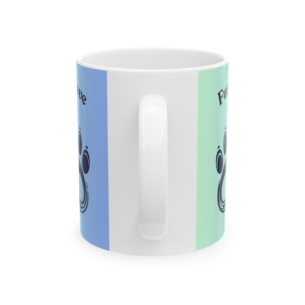 Thumbnail: Furever Love Ceramic Mug, (11oz)