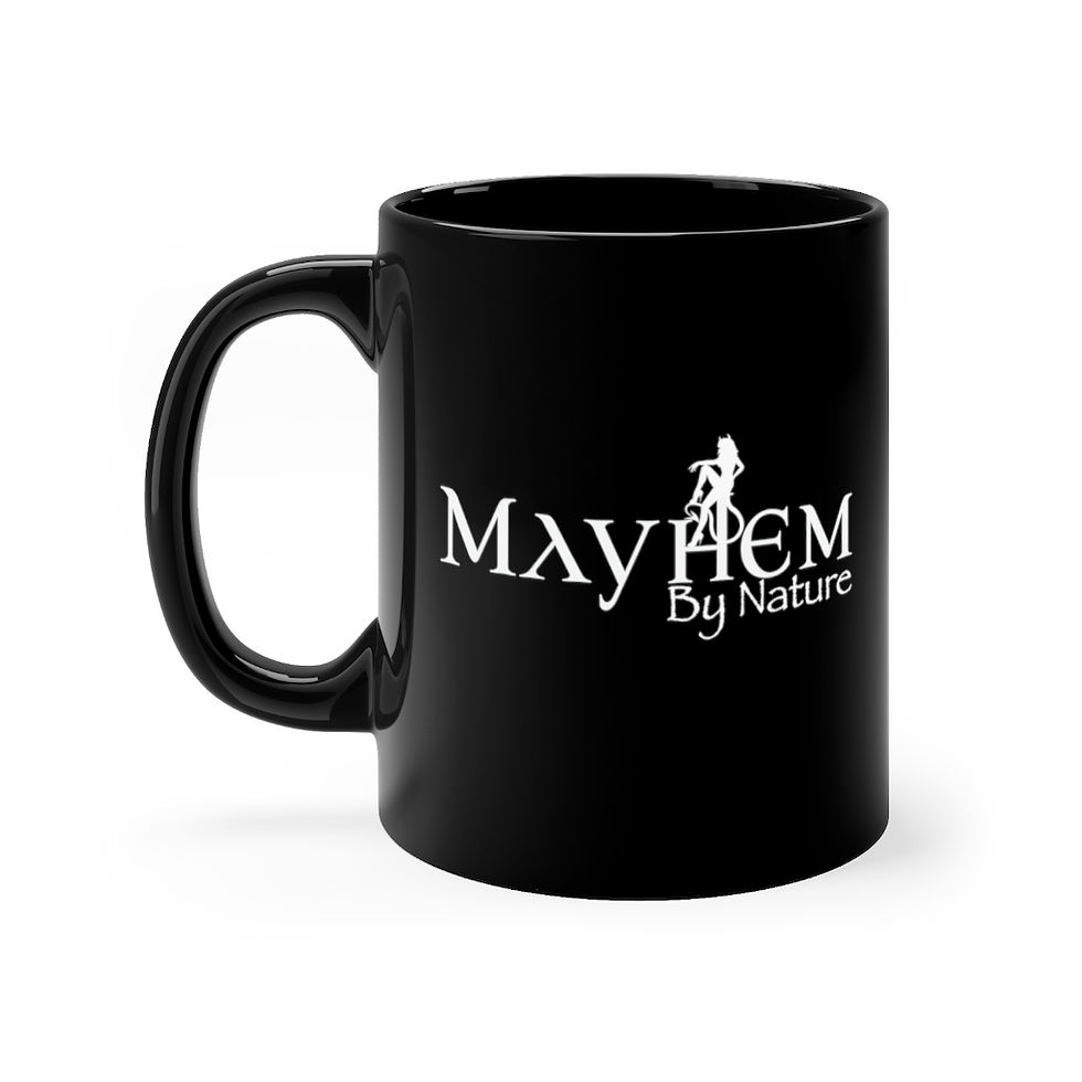 Thumbnail: Mayhem By Nature Black mug 11oz