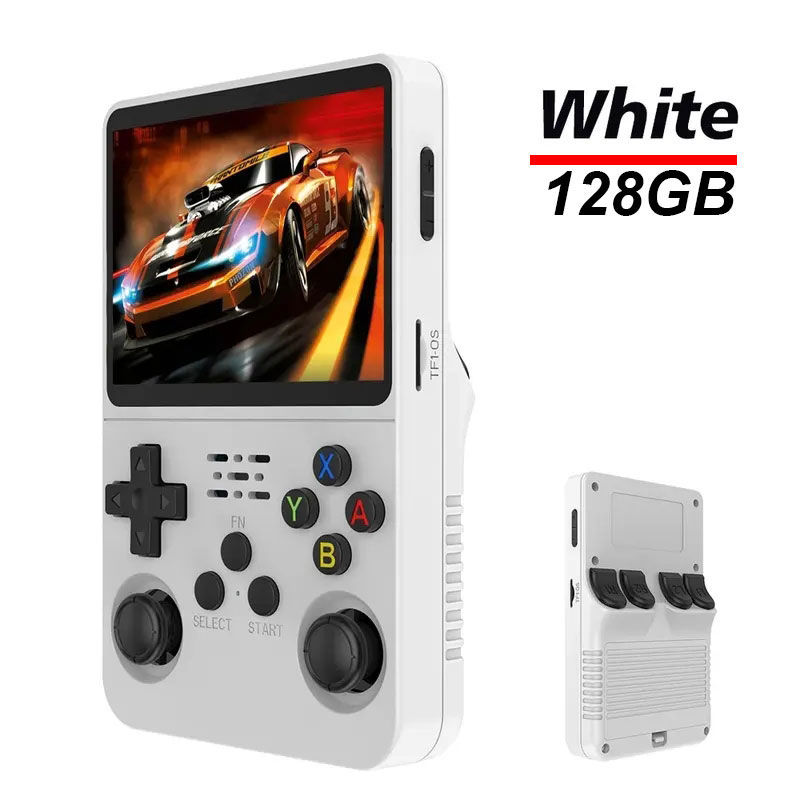 Thumbnail: Original Arkos R36S Retro Game Console 128GB Handheld 3.5 Inch IPS Screen Portab