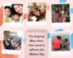 10 May - Honouring Inspiring Moms this M