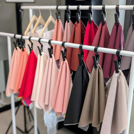Set of Korean Color Analysis drapes in Montreal