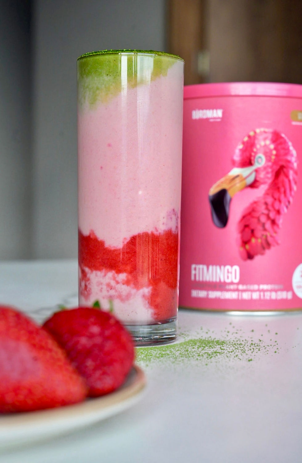 Smoothie served