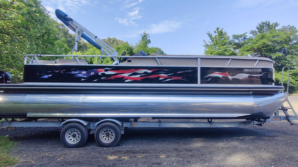 Pontoon Boat Wrap
