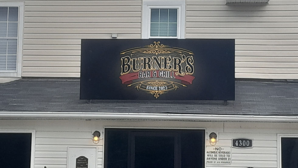 Burner's Bar and Grill Sign