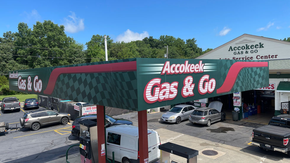 Accokeek Gas & Go Canopy Wrap