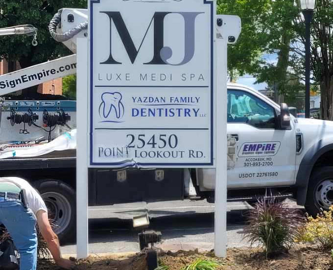 MJ Medi Spa Sign