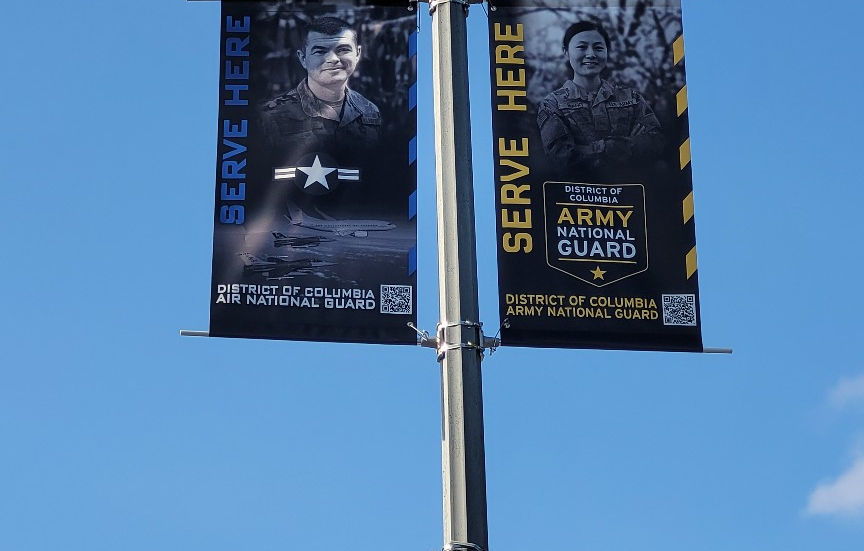 National Guard Pole Banners
