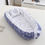 Thumbnail: Baby Nest,Baby Lounger Co-Sleeping Baby Bassinet for Bed Newborn Lounger