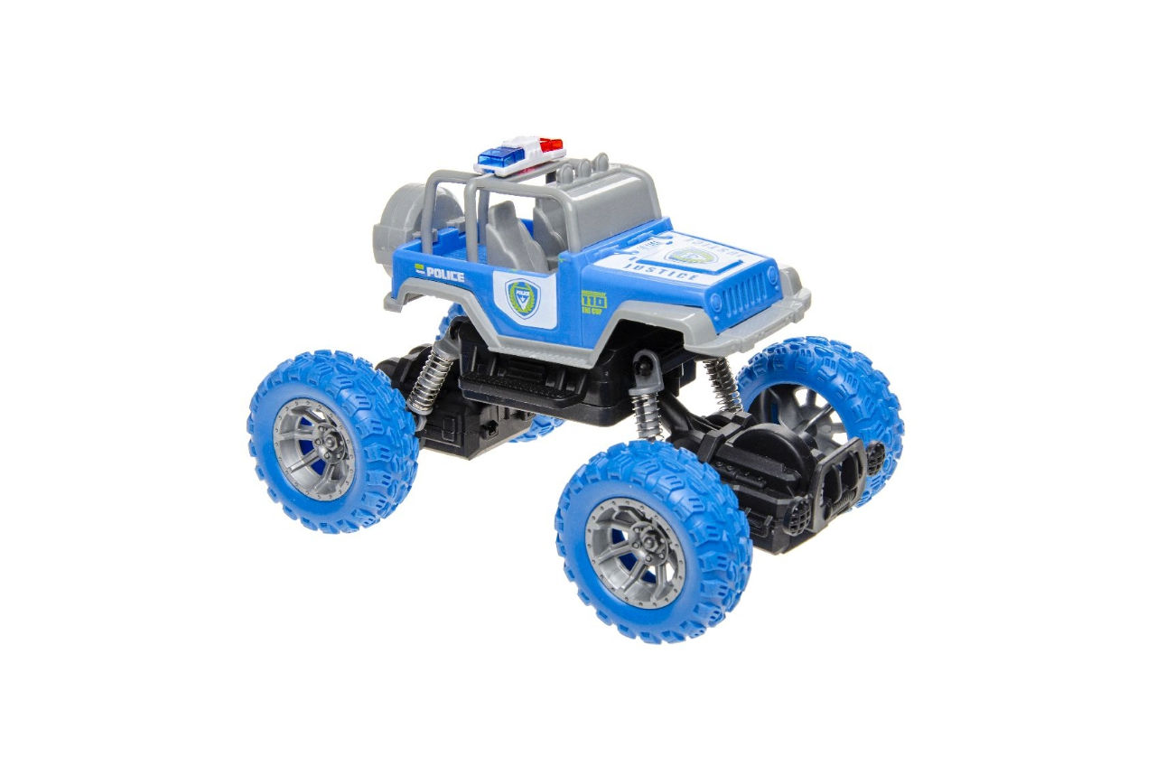 Off-road politiewagen 10.5x16x11.5cm