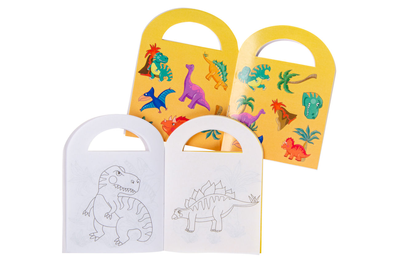 Kleurboekje Dino 13x9.5cm