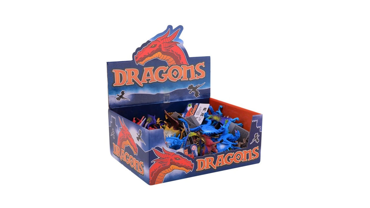 Draken in display +/- 12cm (36)