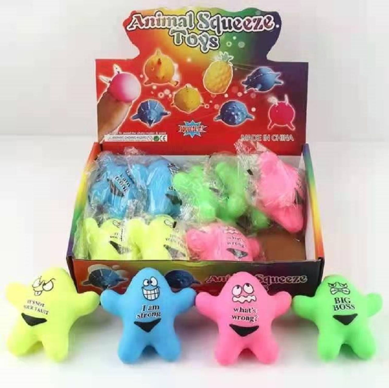 Squeeze mannetje 10x10cm