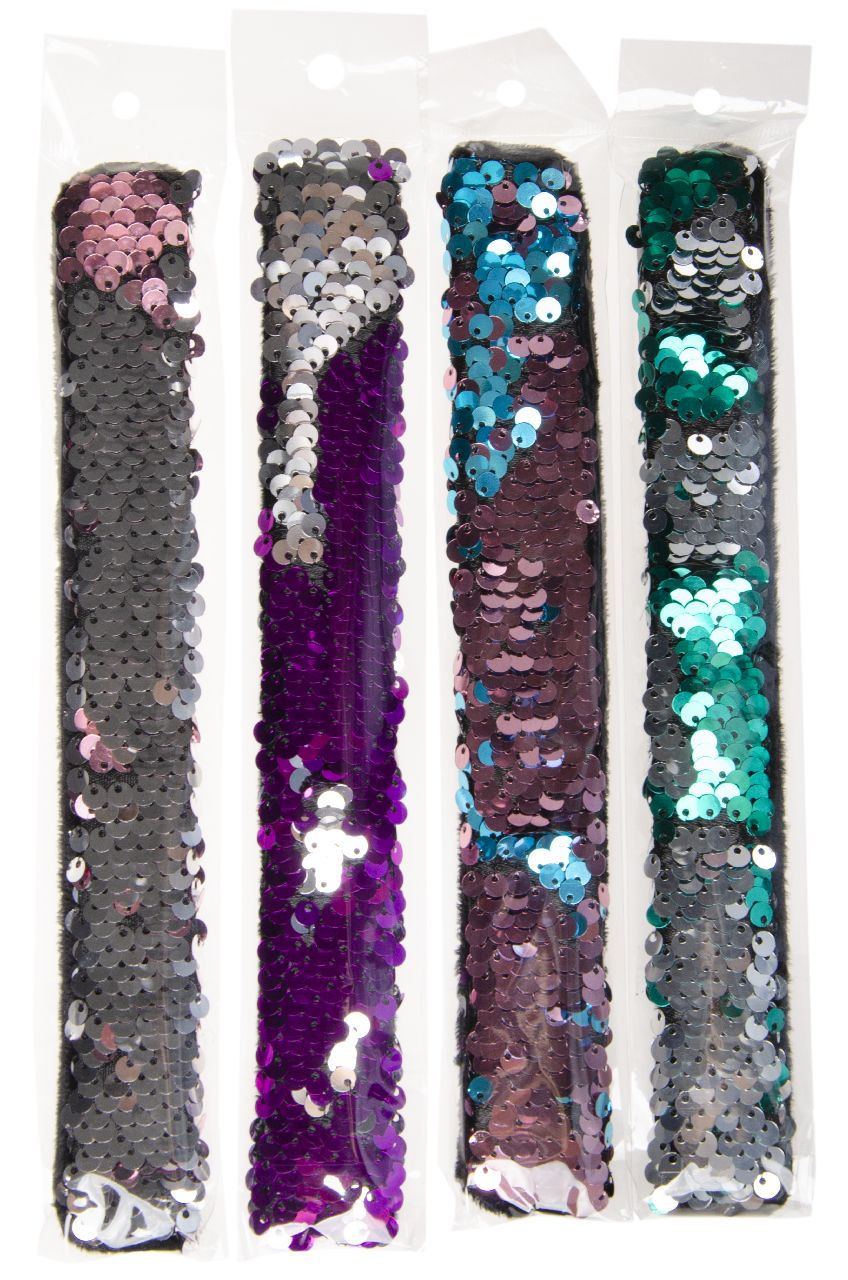 Thumbnail: armband pailletjes 21.5cm