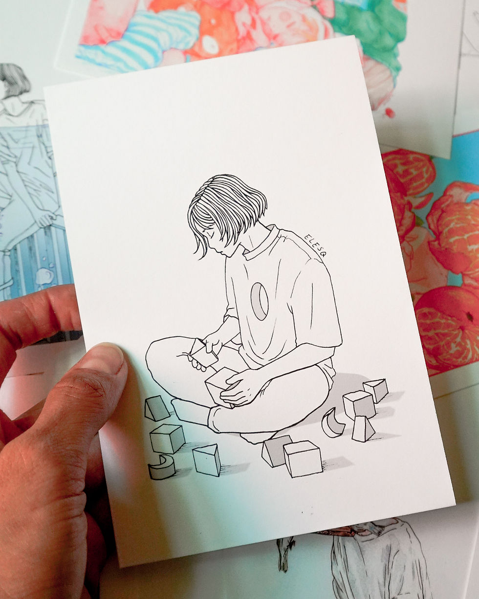 Miniature : 'Missing Part' Mini Print