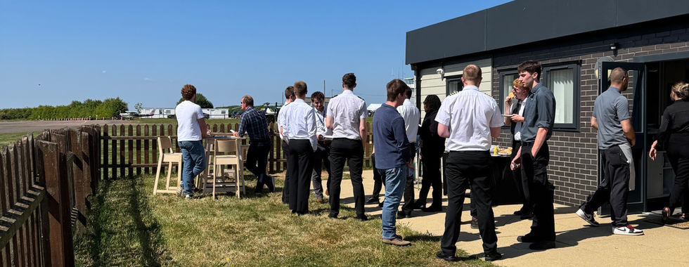 People attending a Helicentre Open Day