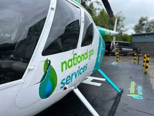 National Gas Branded Helicopter