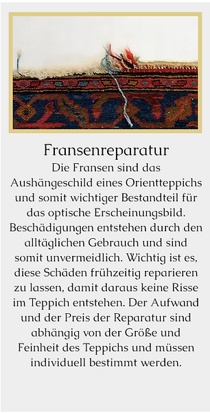 Teppichreparatur