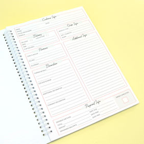 Cake Order Book - A4