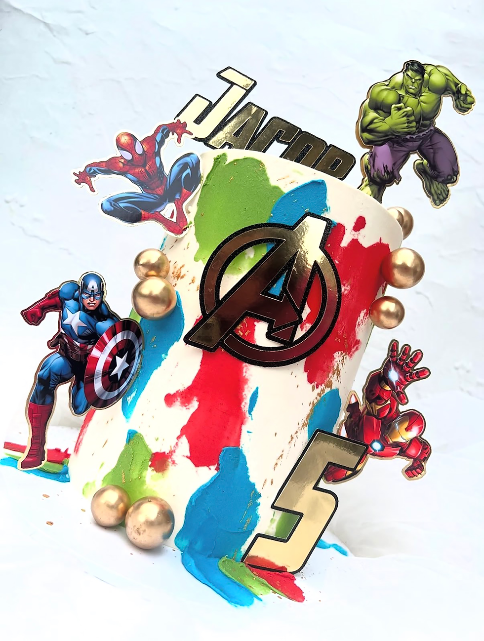 Thumbnail: Avengers Marvel Cake Topper Set