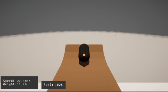 Rocket upgrade in use