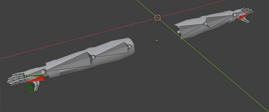 Rig for Player's first person hands.