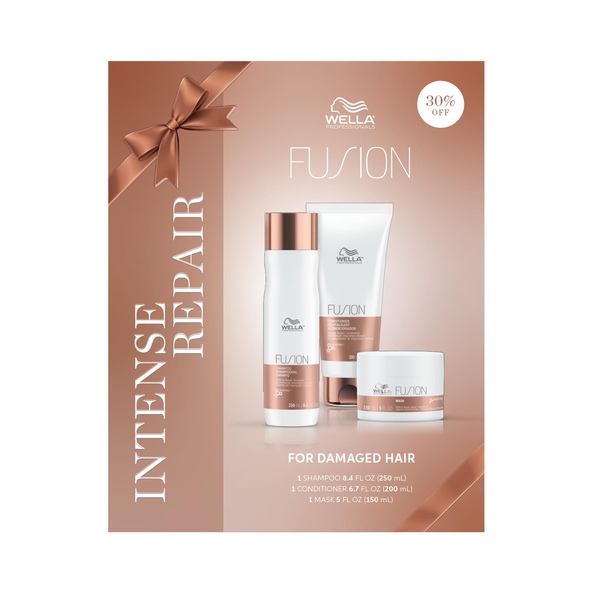 Wella Professionals FUSION INTENSE REPAIR KIT for Damaged Hair