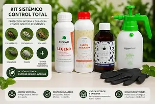 Kit sistémico para cochinillas, escamas, picudos y otros insectos resistentes