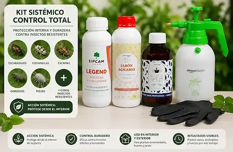 Control eficaz de cochinillas, escamas, saltahojas, psilas y otras plagas difíciles de eliminar.