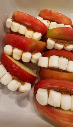 Spooky Apple Mouths