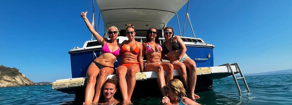 Happy group of ladies